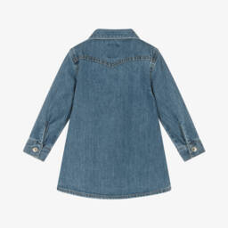 Levi's-Girls Organic Denim Blue Dress | Childrensalon Outlet