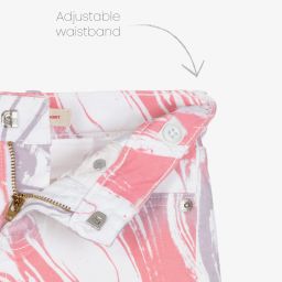 Levi's-Girls Pink & Ivory Shorts | Childrensalon Outlet