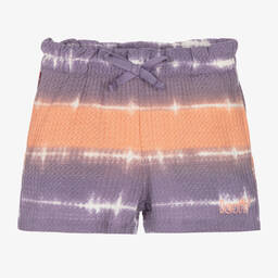 Levi's-Girls Pink & Purple Tie-Dye Shorts | Childrensalon Outlet