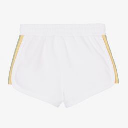 Levi's-Girls White Cotton Shorts | Childrensalon Outlet