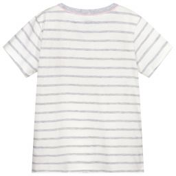 Levi's-Girls White Cotton T-Shirt | Childrensalon Outlet