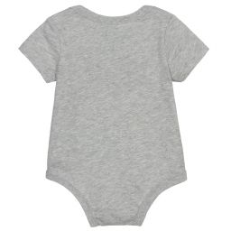 Levi's-Grey Cotton Baby Bodyvest | Childrensalon Outlet
