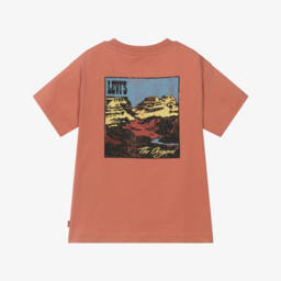 Levi's-Orange Boys Tee with Bold Design | Childrensalon Outlet
