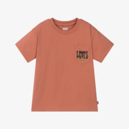 Levi's-Orange Boys Tee with Bold Design | Childrensalon Outlet