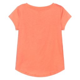 Levi's-Peach Pink Cotton Logo T-Shirt | Childrensalon Outlet