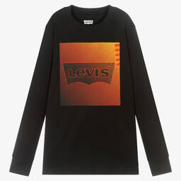Levi's-Teen Boys Black Logo Top | Childrensalon Outlet