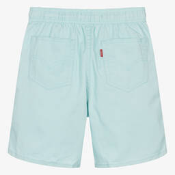 Levi's-Teen Boys Blue Cotton Relaxed Shorts | Childrensalon Outlet