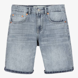 Levi's-Teen Boys Blue Denim Loose Fit Shorts | Childrensalon Outlet