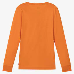 Levi's-Teen Boys Orange Cotton Top | Childrensalon Outlet