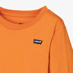 Levi's-Teen Boys Orange Cotton Top | Childrensalon Outlet