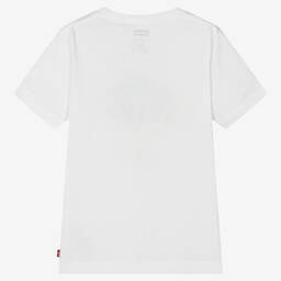 Levi's-Teen Boys White Cotton Batwing Logo T-Shirt | Childrensalon Outlet