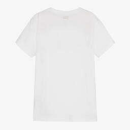 Levi's-Белая хлопковая футболка | Childrensalon Outlet