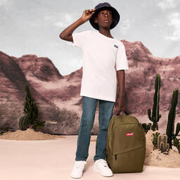 Levi's-Белая хлопковая футболка для мальчиков-подростков | Childrensalon Outlet