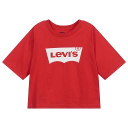 Levi's-Укороченная футболка с рукавом-реглан для подростков | Childrensalon Outlet