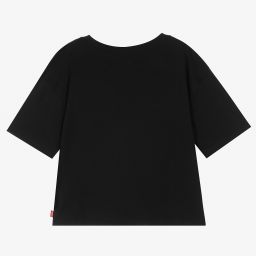Levi's-Черный укороченный топ для девочек-подростков | Childrensalon Outlet
