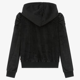 Levi's-Teen Girls Black Velour Zip-Up Top | Childrensalon Outlet