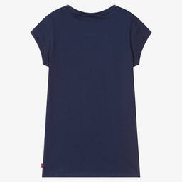 Levi's-Синяя хлопковая футболка | Childrensalon Outlet