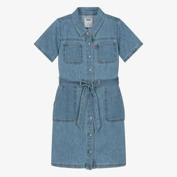Levi's-Teen Girls Blue Denim Dress | Childrensalon Outlet
