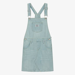 Levi's-Teen Girls Blue Denim Dungaree Dress | Childrensalon Outlet