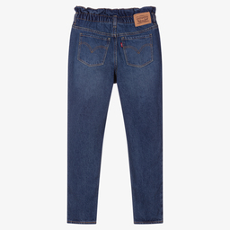 Levi's-Teen Girls Blue Paper Bag Jeans | Childrensalon Outlet