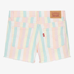Levi's-Teen Girls Pink Cotton Girlfriend Shorts | Childrensalon Outlet