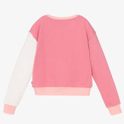 Levi's-Розовый хлопковый свитшот | Childrensalon Outlet