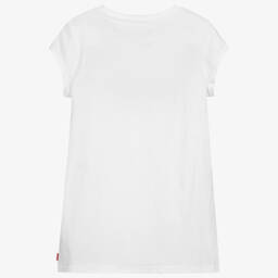 Levi's-Белая футболка для девочек подростков | Childrensalon Outlet