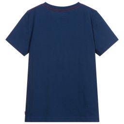 Levi's-Teen Navy Blue Logo T-Shirt | Childrensalon Outlet