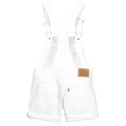 Levi's-Teen White Denim Dungarees | Childrensalon Outlet