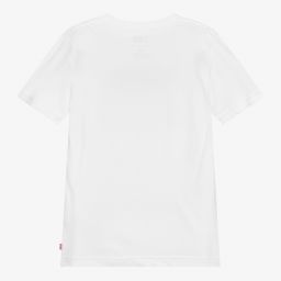 Levi's-Teen White Logo T-Shirt | Childrensalon Outlet