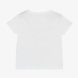 Levi's-تيشيرت قطن جيرسي لون أبيض للأطفال | Childrensalon Outlet