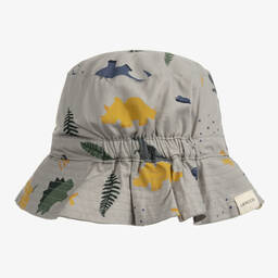 Liewood-Baby Boys Grey Cotton Hat | Childrensalon Outlet