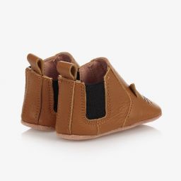 Liewood-Beige Leather Pre-Walker Shoes | Childrensalon Outlet
