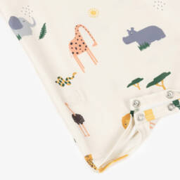 ليوود-بدلة شمس بطبعة سفاري لون بيج | Childrensalon Outlet