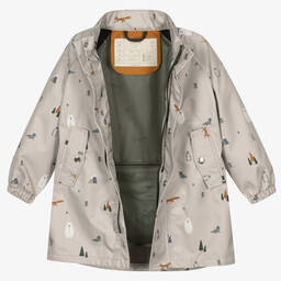 Liewood-Beige Waterproof Raincoat | Childrensalon Outlet