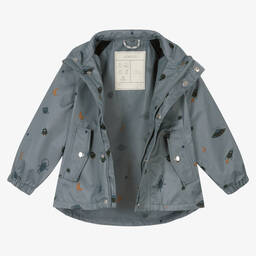 Liewood-Blue Space Print 2 Piece Rainsuit | Childrensalon Outlet