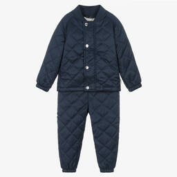Liewood-Blue Thermal Jacket & Trouser Set | Childrensalon Outlet