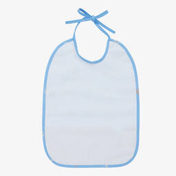Liewood-Blue Waterproof Baby Bib  | Childrensalon Outlet