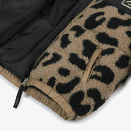 Liewood-Boys Beige & Black Sherpa Jacket | Childrensalon Outlet