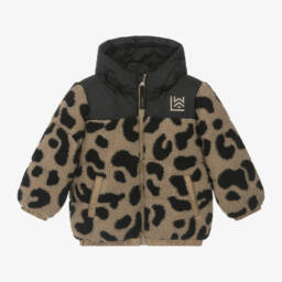 Liewood-Boys Beige & Black Sherpa Jacket | Childrensalon Outlet