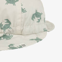 Liewood-Бежевая-зеленая двусторонняя кепка для мальчиков | Childrensalon Outlet