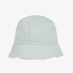 Liewood-Boys Blue Cotton & Linen Sun Hat | Childrensalon Outlet