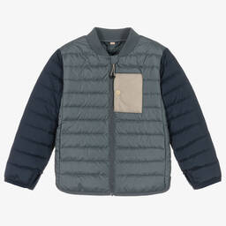 Liewood-Boys Blue & Green Puffer Jacket | Childrensalon Outlet