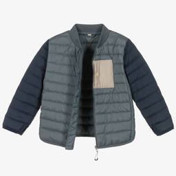 Liewood-Boys Blue & Green Puffer Jacket | Childrensalon Outlet