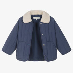 Liewood-Boys Blue Quilted Jacket | Childrensalon Outlet