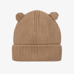 Liewood-Boys Cozy Oat Ribbed Beanie | Childrensalon Outlet