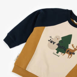 ليوود-سويتشيرت بطبعة رنة قطن بألوان بلوك | Childrensalon Outlet