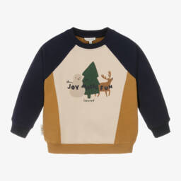 ليوود-سويتشيرت بطبعة رنة قطن بألوان بلوك | Childrensalon Outlet