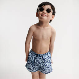 Liewood-Boys Nautical Whale Swim Trunks | Childrensalon Outlet