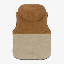 Liewood-Boys Reversible Quilted Green Vest | Childrensalon Outlet